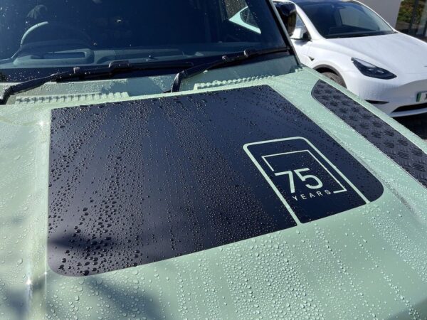 Grasmere Green Defender 75th Edition Hood Decal