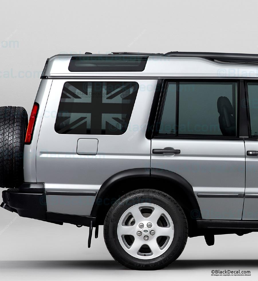 Land Rover Discovery 2 Union Jack Flag Graphic Decal