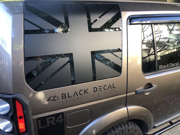 Black Decal Union Flag for Discovery